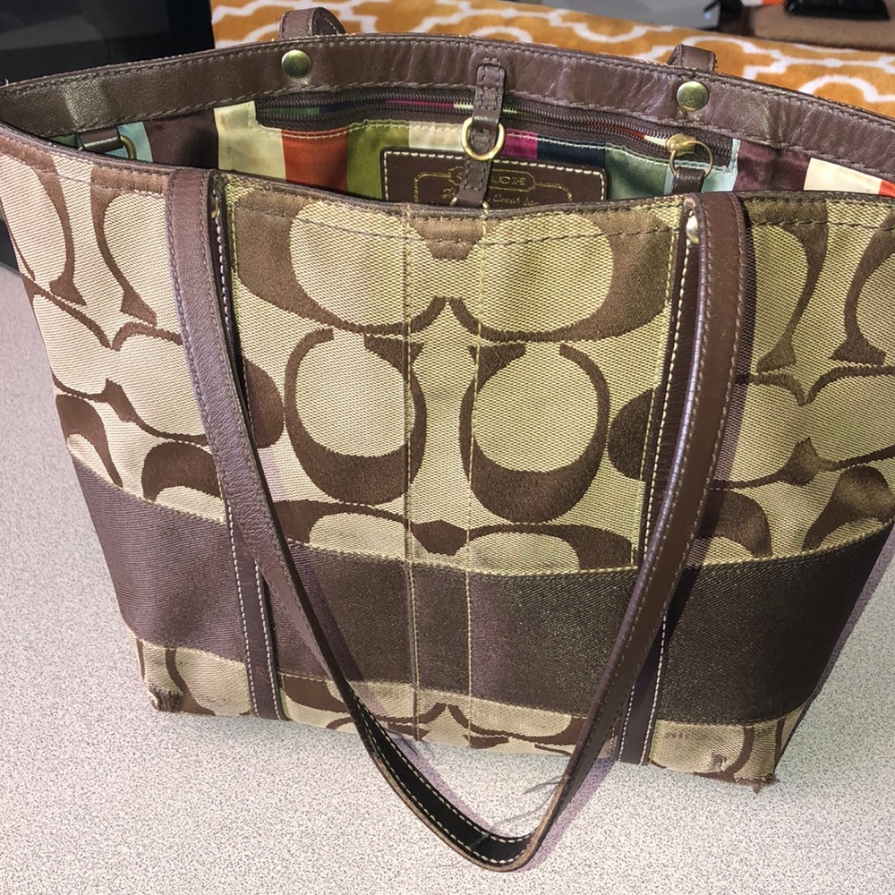 Coach used bag. Needs some TLC